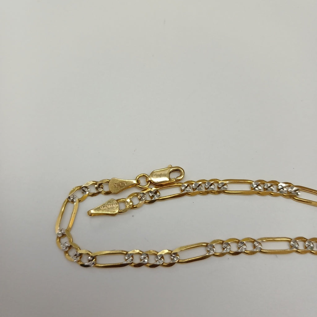 PULSERA 3X1 14K 21 CM 4.6 GR (NUEVO)