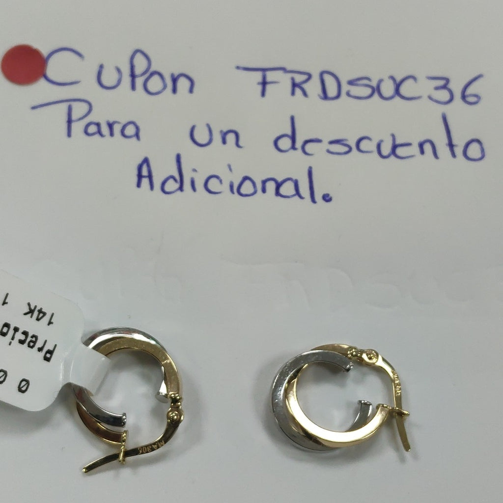 ARRACADAS ORO 14K 1.3 (NUEVO)