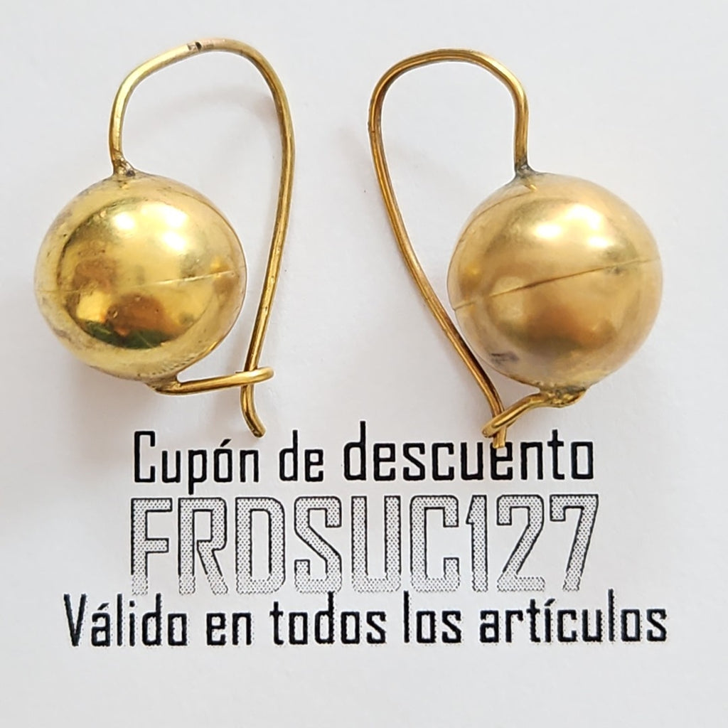 ARETES PAR ORO 10 K 3,30 GRMS (SEMINUEVO)