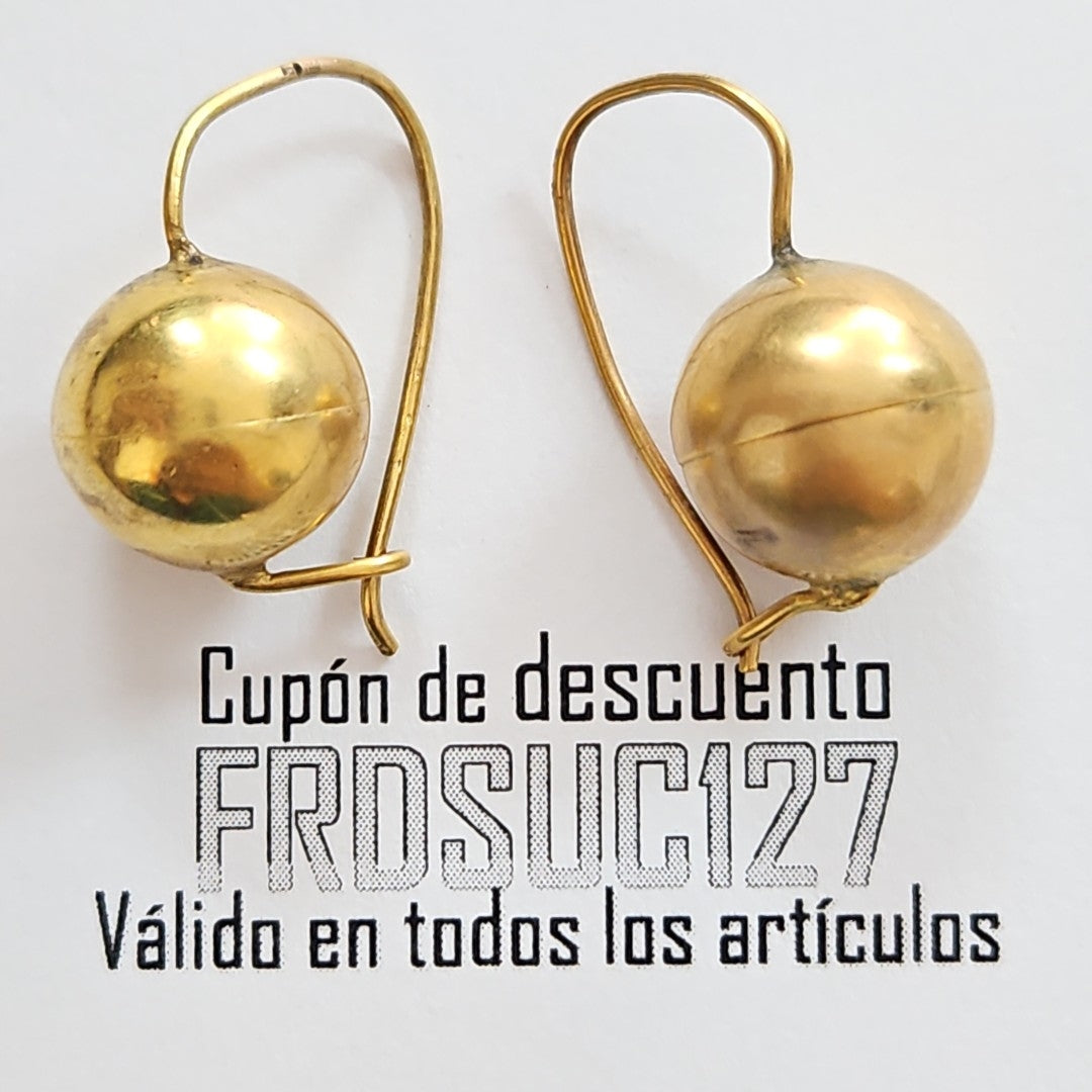 ARETES PAR ORO 10 K 3,30 GRMS (SEMINUEVO)