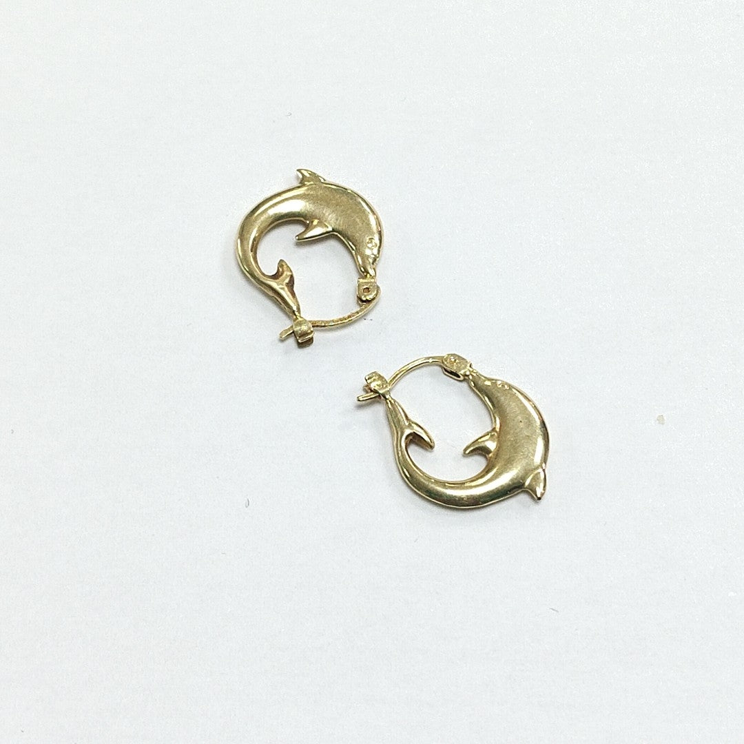 ARRACADAS PAR ORO 14 K 1.7 GRMS (SEMINUEVO)