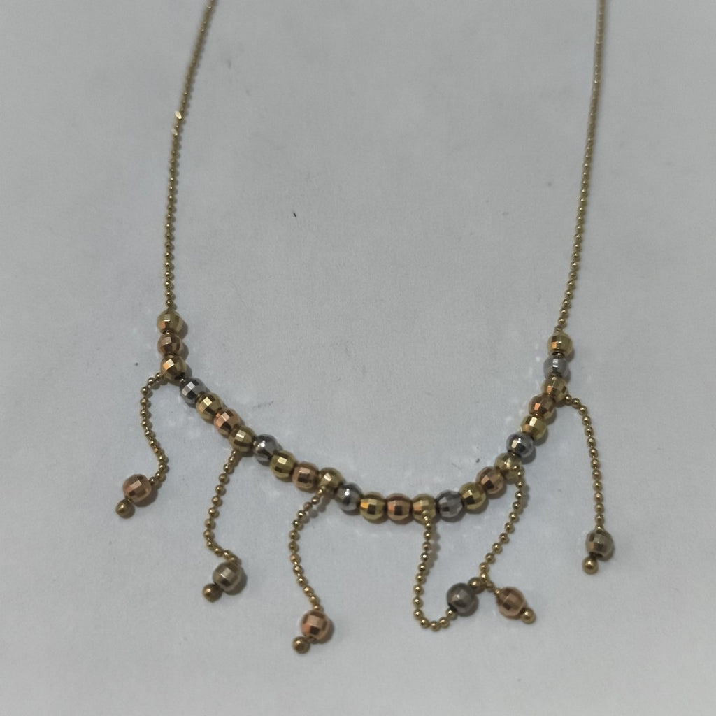 COLLAR ORO COMBINADO 14 K 4,60 GRMS (SEMINUEVO)