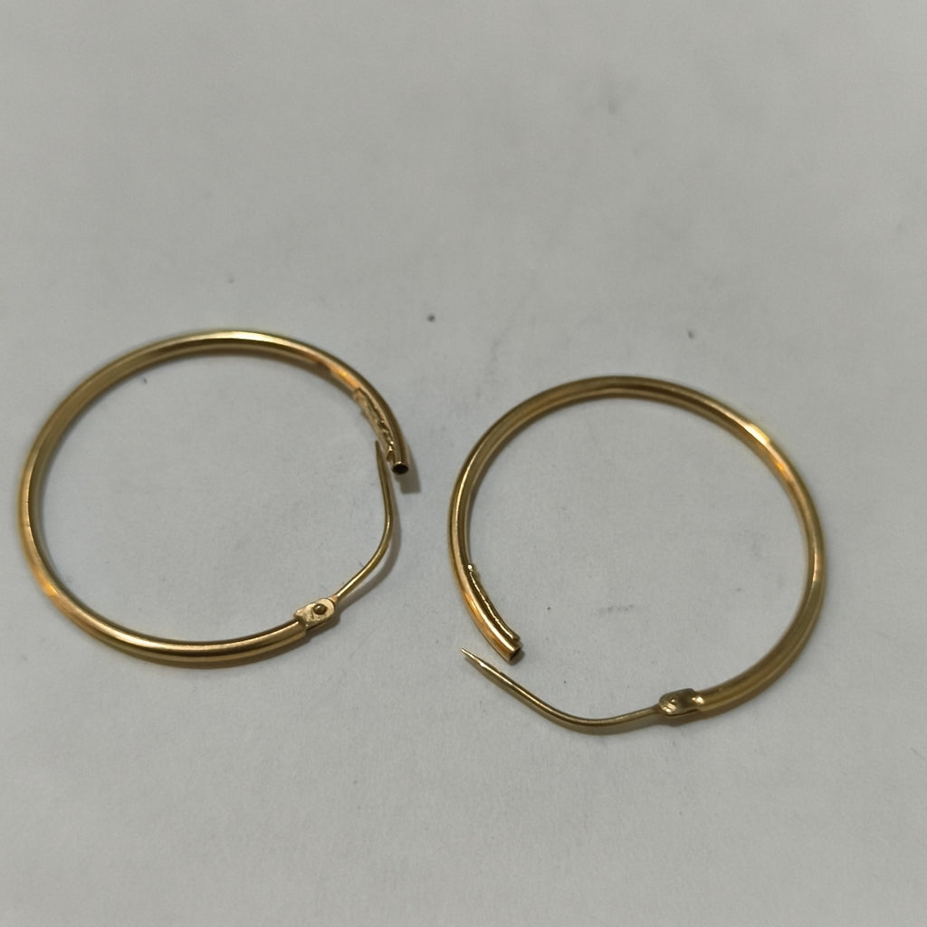 ARRACADAS PAR ORO 18 K 1.8 GRMS (SEMINUEVO)