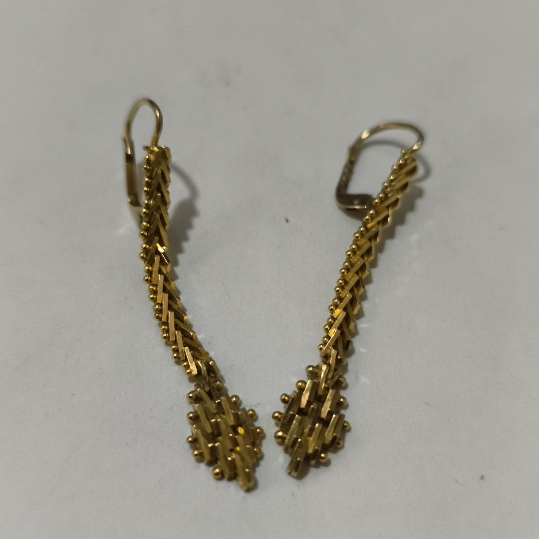 ARETES PAR ORO 16K 5.7 GRMS (SEMINUEVO)