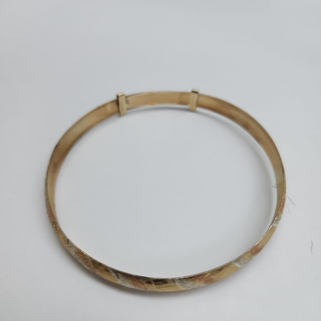 PULSERA RIGIDA ORO 10 K 6.4 GRMS (SEMINUEVO)