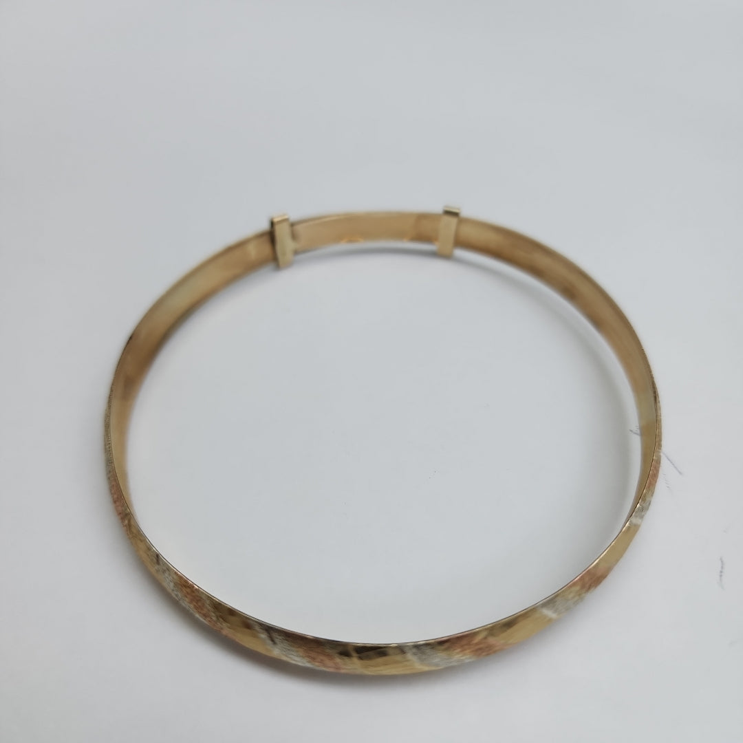 PULSERA RIGIDA ORO 10 K 6.4 GRMS (SEMINUEVO)