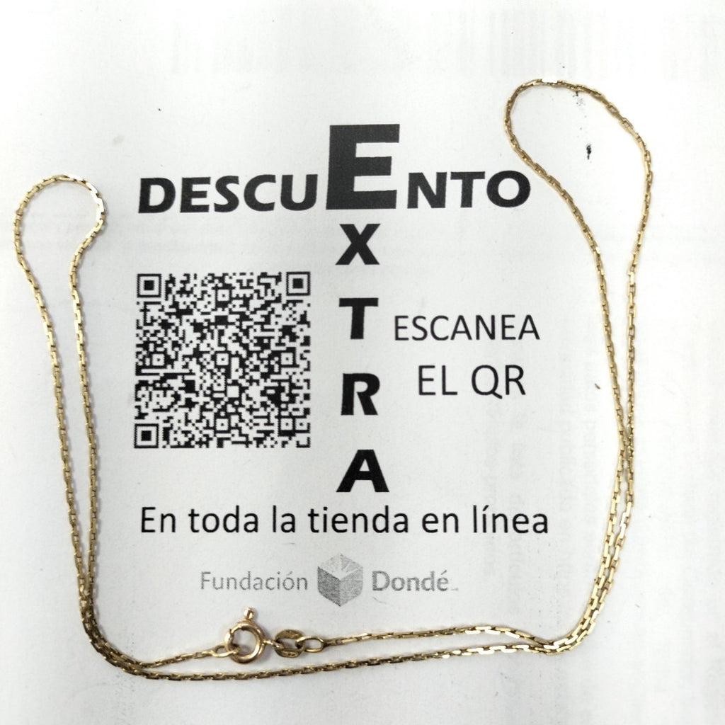 GARGANTILLA ORO 14 K 2.9 GRMS (SEMINUEVO)