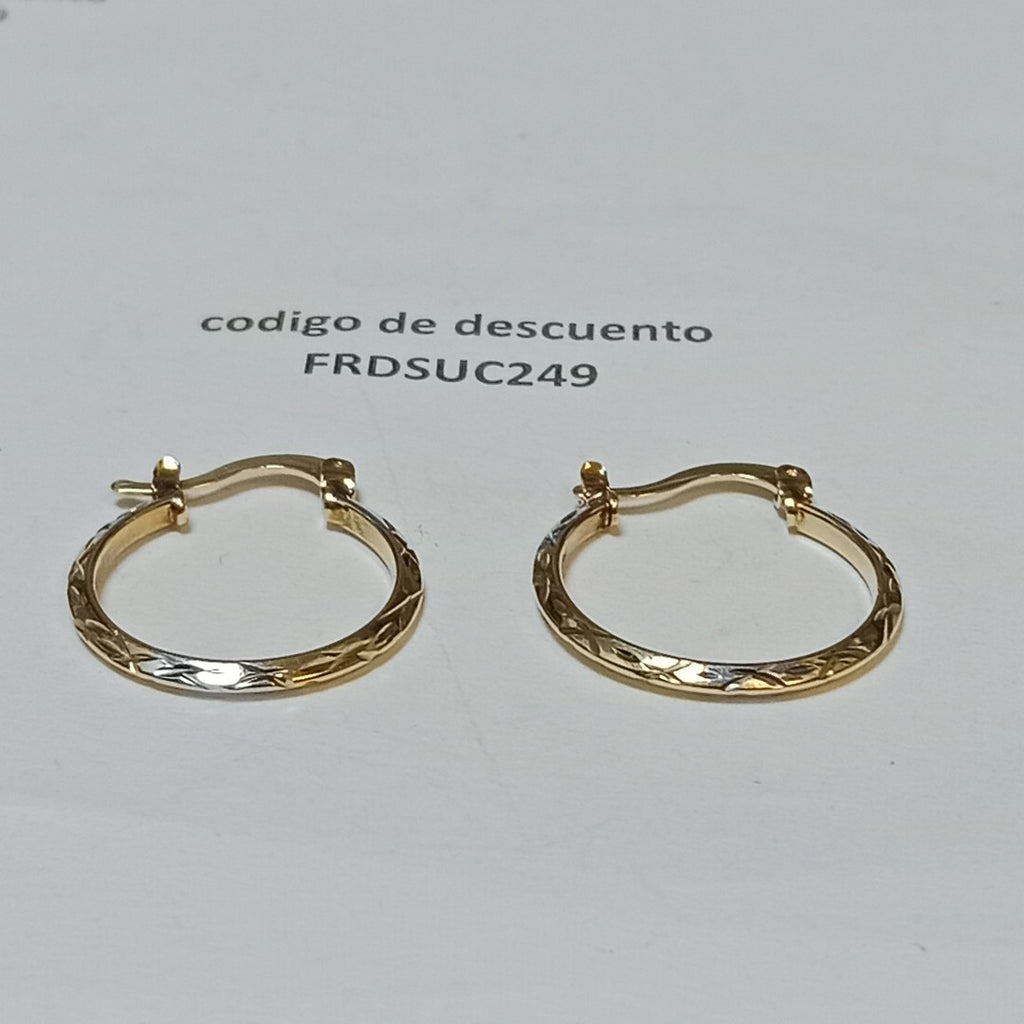 ARRACADAS PAR ORO 10 K 1,60 GRMS (SEMINUEVO)