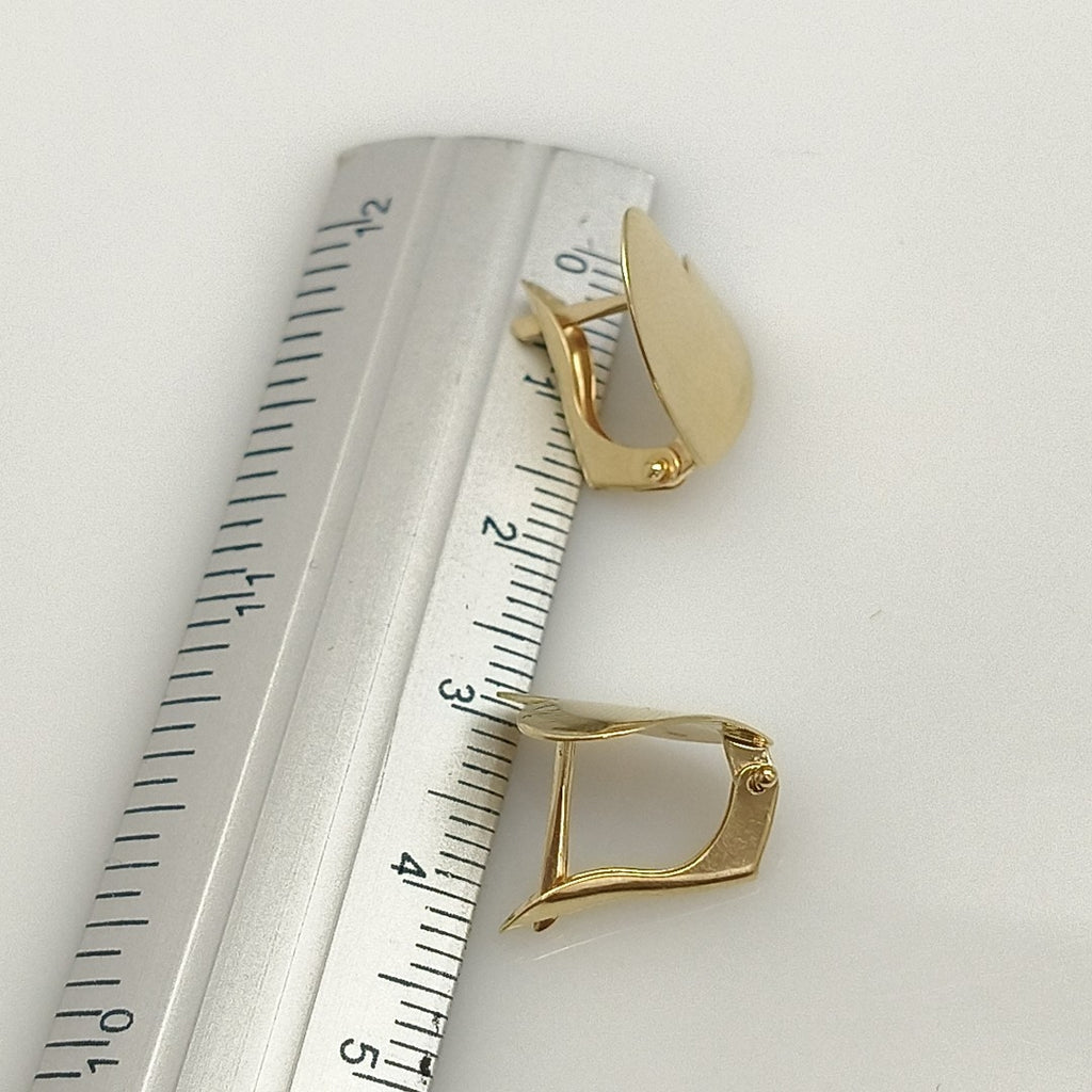 BROQUELES ORO 14K 2 (NUEVO)