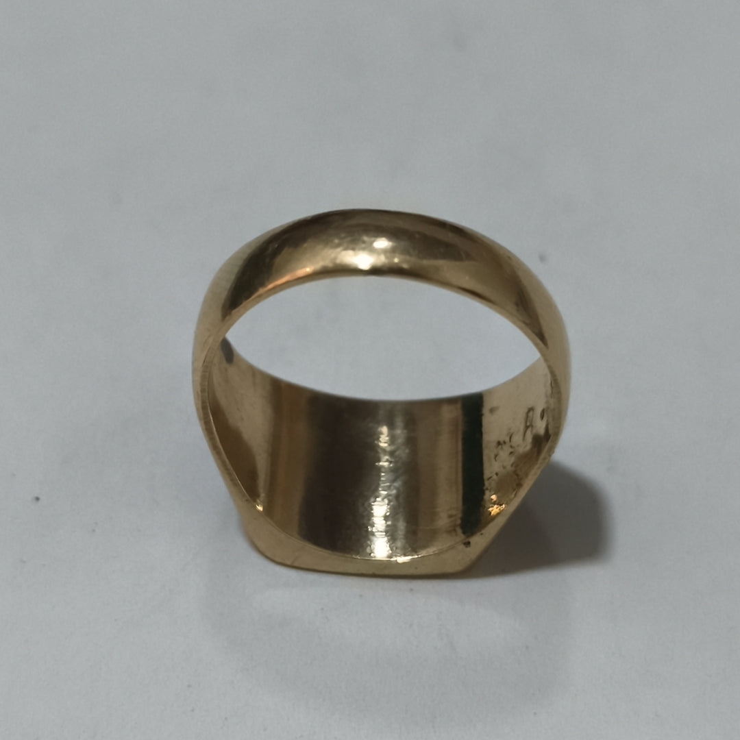 ANILLO CONMEMORATIVO ORO 10 K 11.8 GRMS (SEMINUEVO)