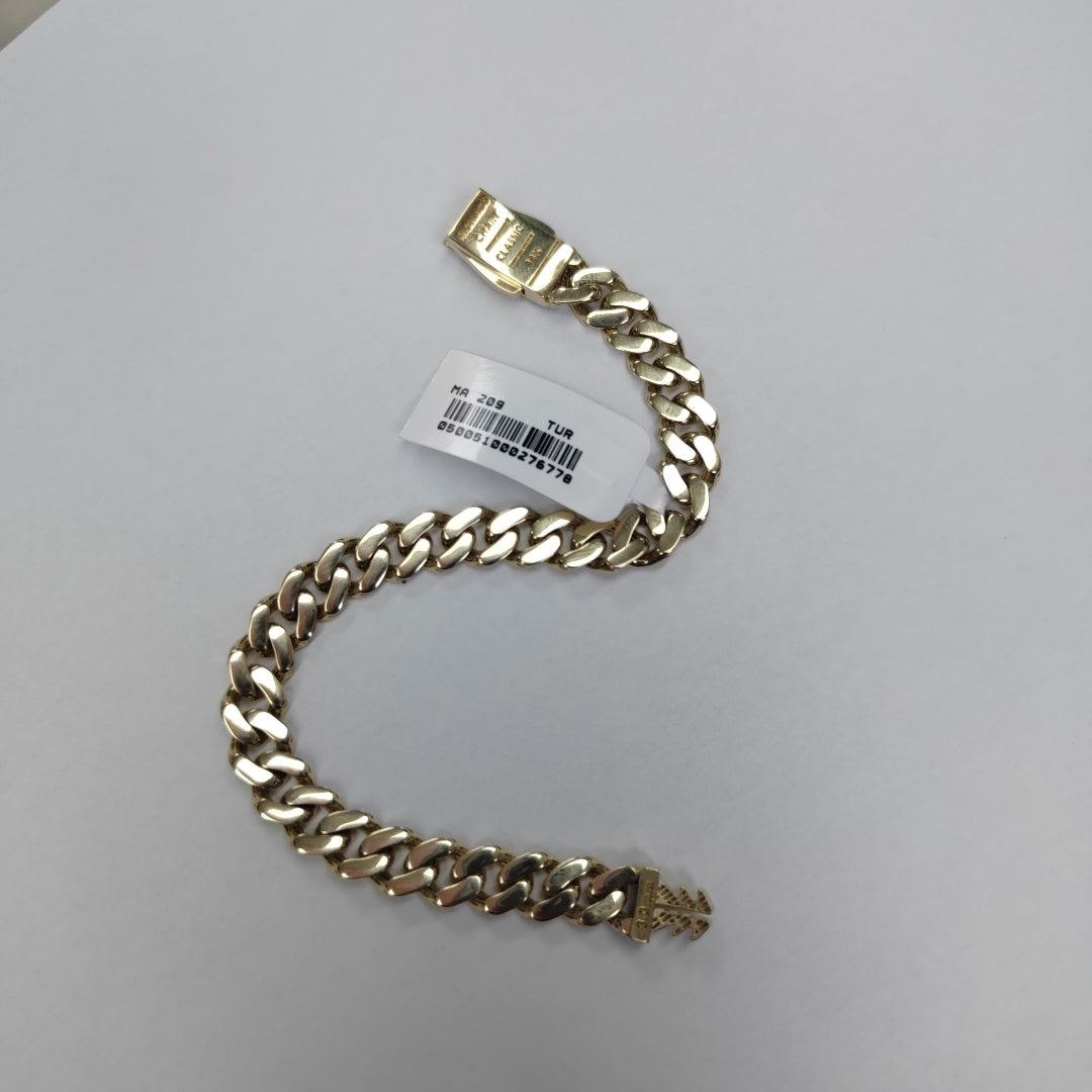 PULSERA MONACO ORO 14K 10.4 (NUEVO)