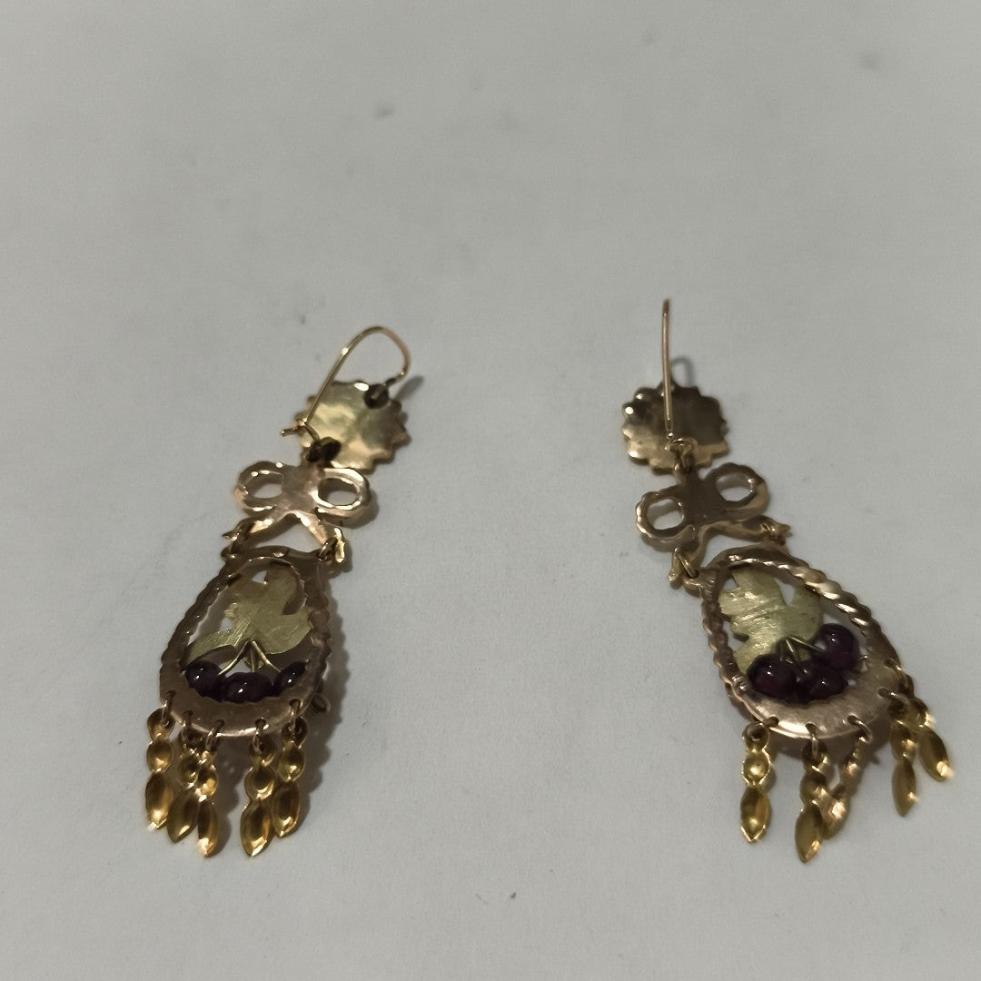 ARETES PAR ORO 10 K 6.8 GRMS (SEMINUEVO)