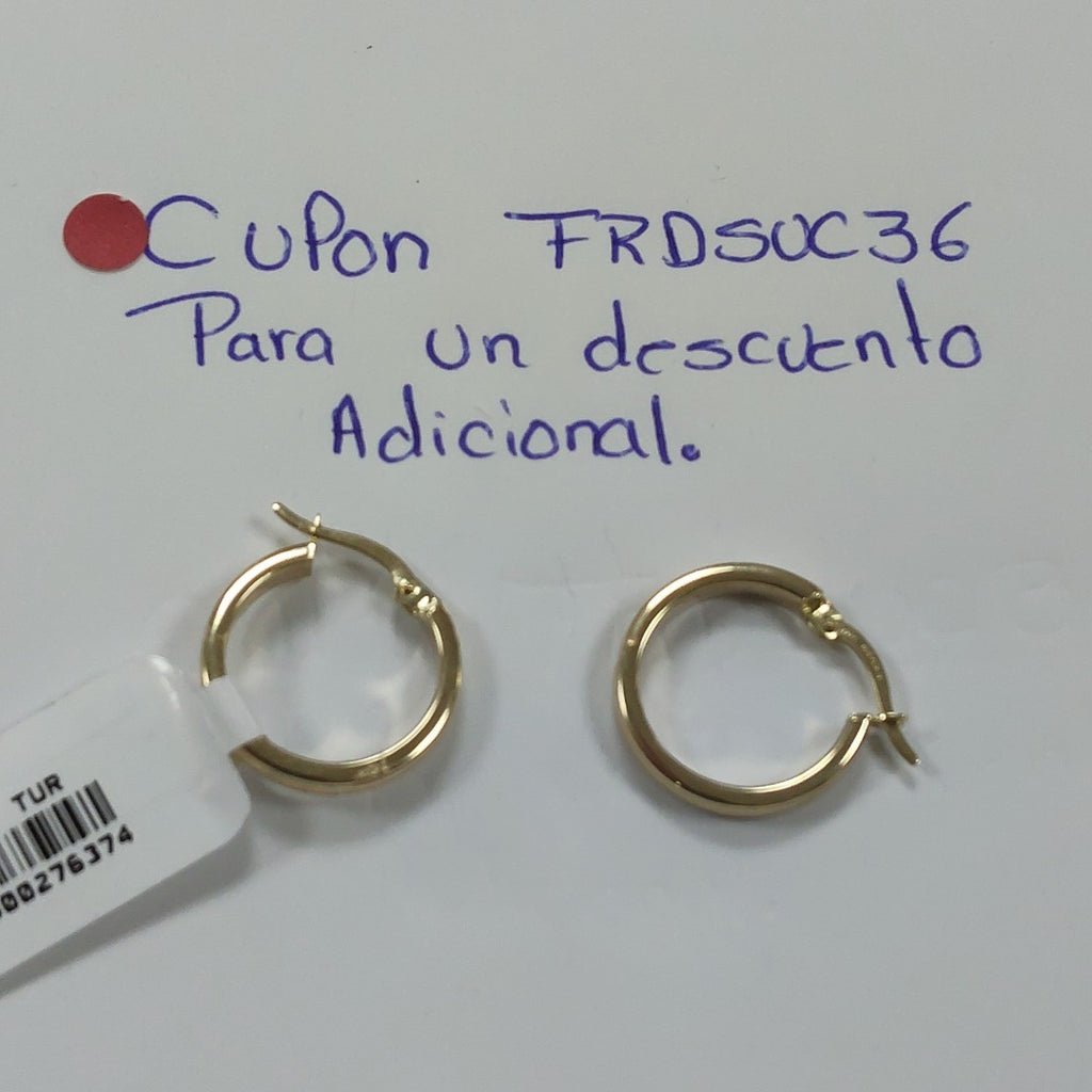 ARRACADAS ORO 14K 1.6 (NUEVO)