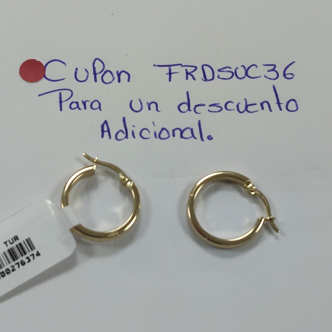 ARRACADAS ORO 14K 1.6 (NUEVO)