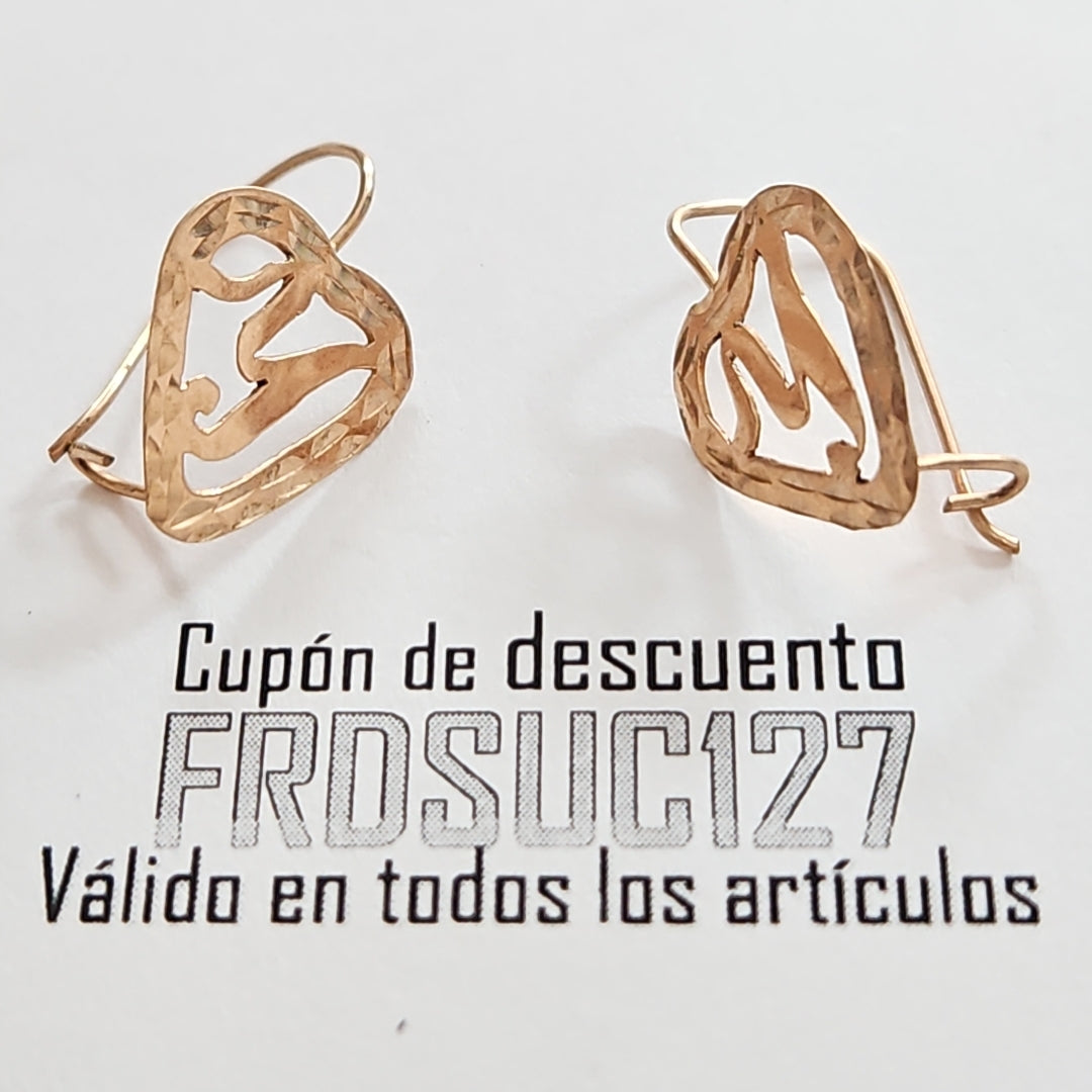 ARETES PAR ORO 10 K 0,90 GRMS (SEMINUEVO)