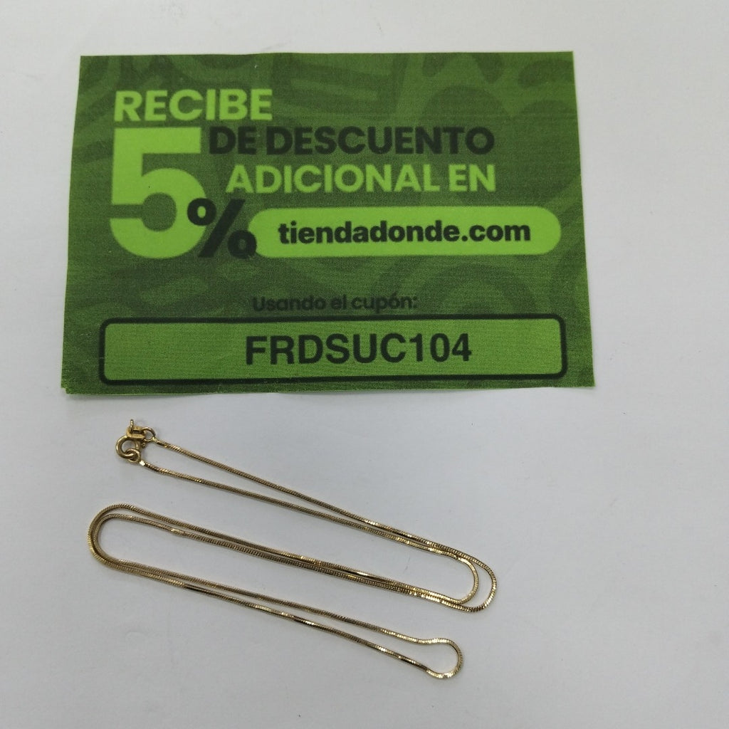 GARGANTILLA ORO 14 K 3.7 GRMS (SEMINUEVO)