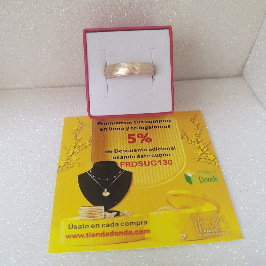ARGOLLA ORO 14 K 1.6 GRMS (SEMINUEVO)