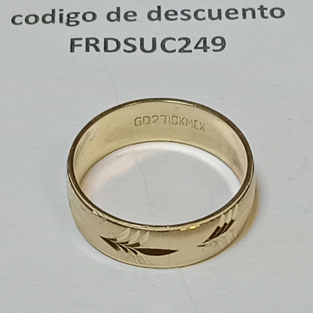 ARGOLLA ORO 10 K 2,40 GRMS (SEMINUEVO)