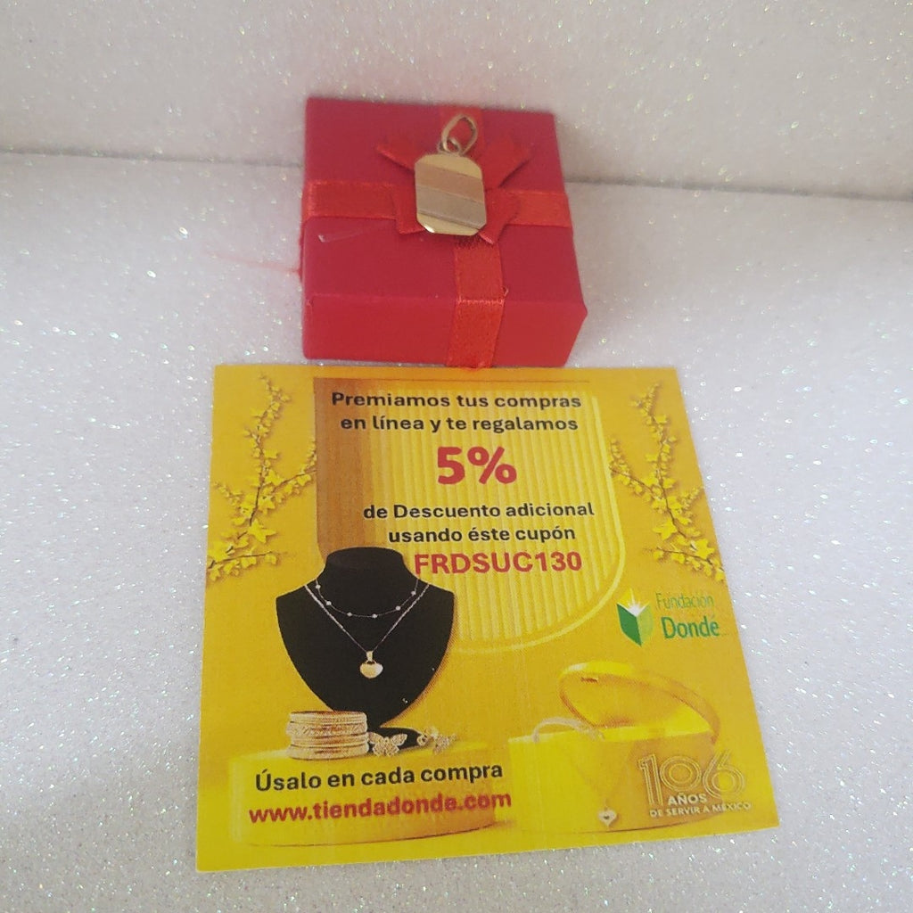 DIJE ORO 14 K 1.8 GRMS (SEMINUEVO)