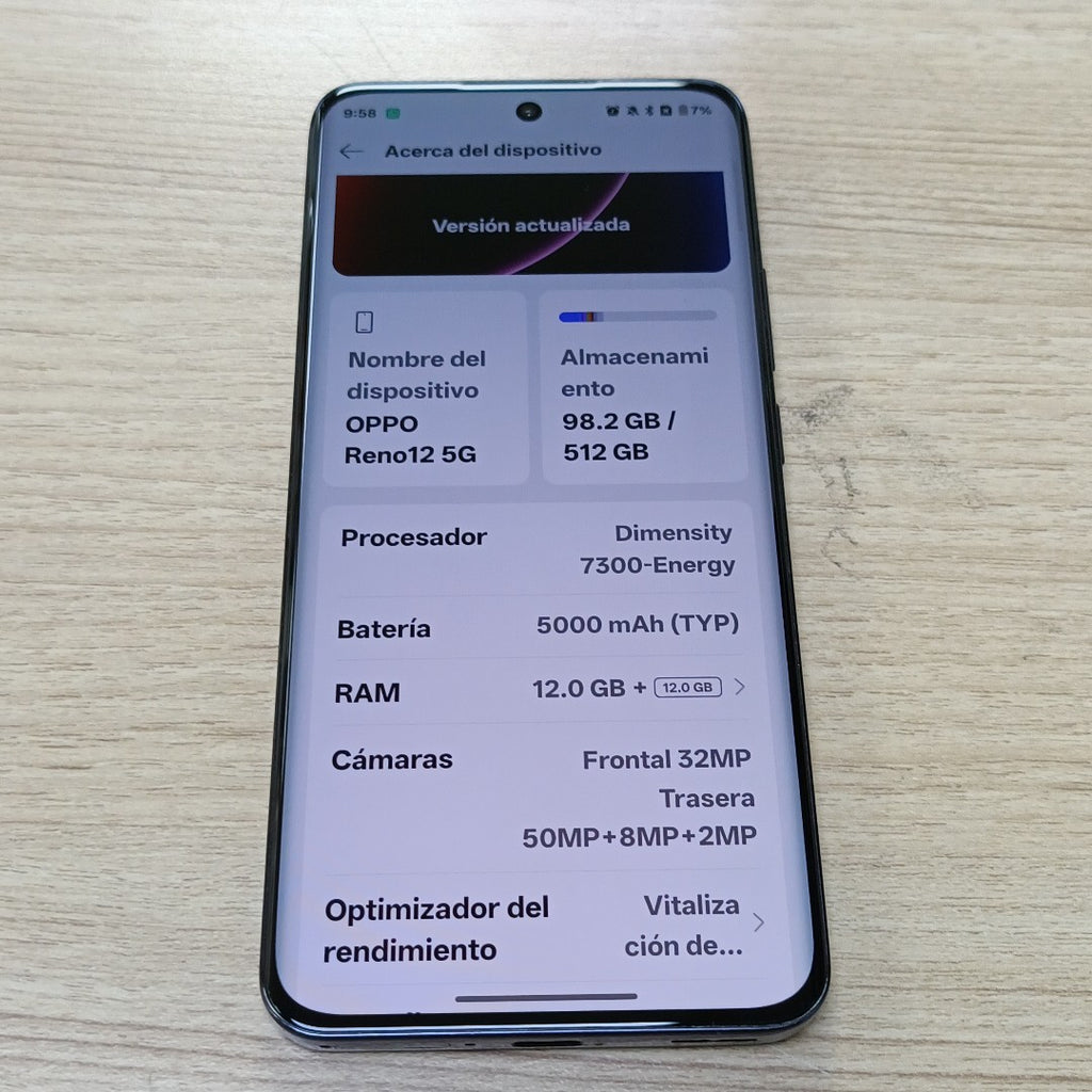 CELULAR OPPO RENO12 5G CPH2625 (2024) 512 GB 12 GB RAM