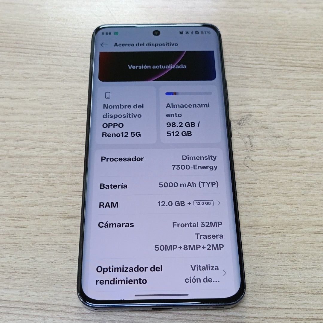 CELULAR OPPO RENO12 5G CPH2625 (2024) 512 GB 12 GB RAM