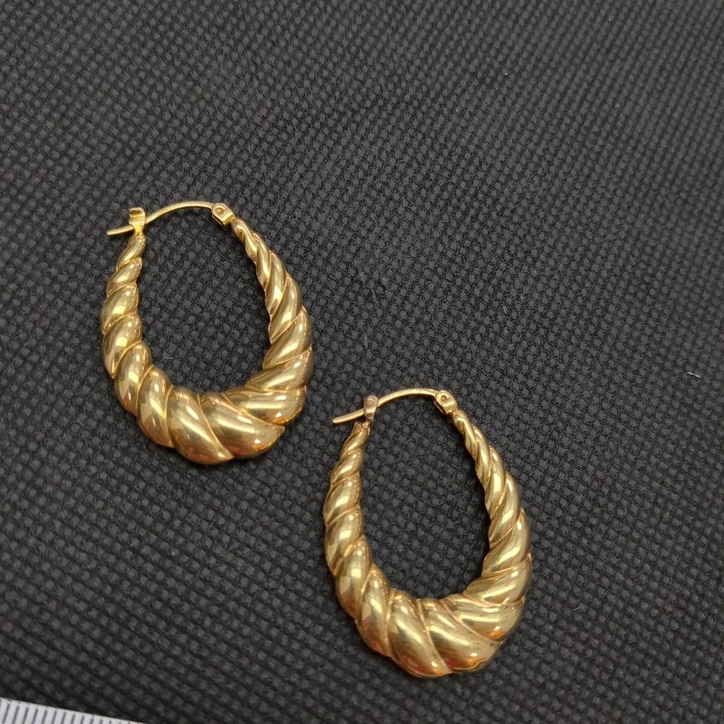ARRACADAS PAR ORO 14 K 3,90 GRMS (SEMINUEVO)