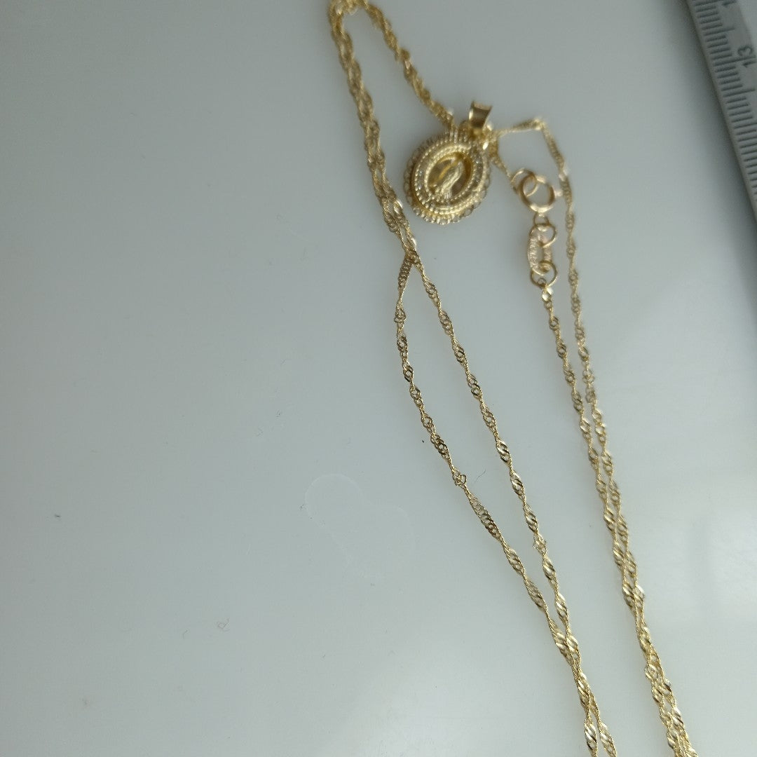 CADENA, DIJE ORO 10 K 1.7 GRMS (SEMINUEVO)
