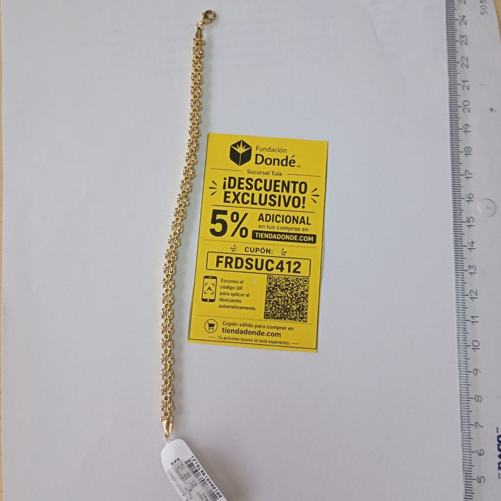 PULSERA ORO 14 K 10,30 GRMS (SEMINUEVO)