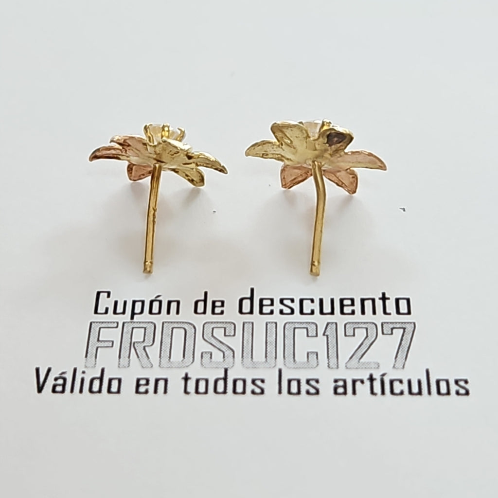 BROQUELES PAR ORO 14 K 1.1 GRMS (SEMINUEVO)