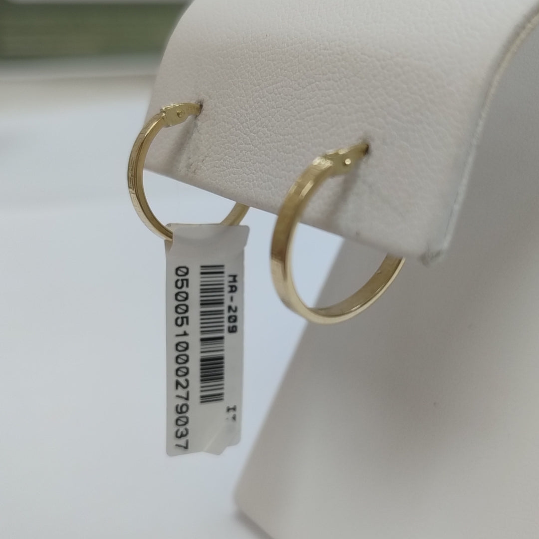 ARRACADAS ORO 14K 1.2 (NUEVO)