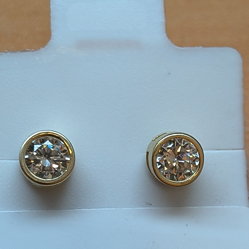 BROQUELES ORO 14K 1.2 (NUEVO)