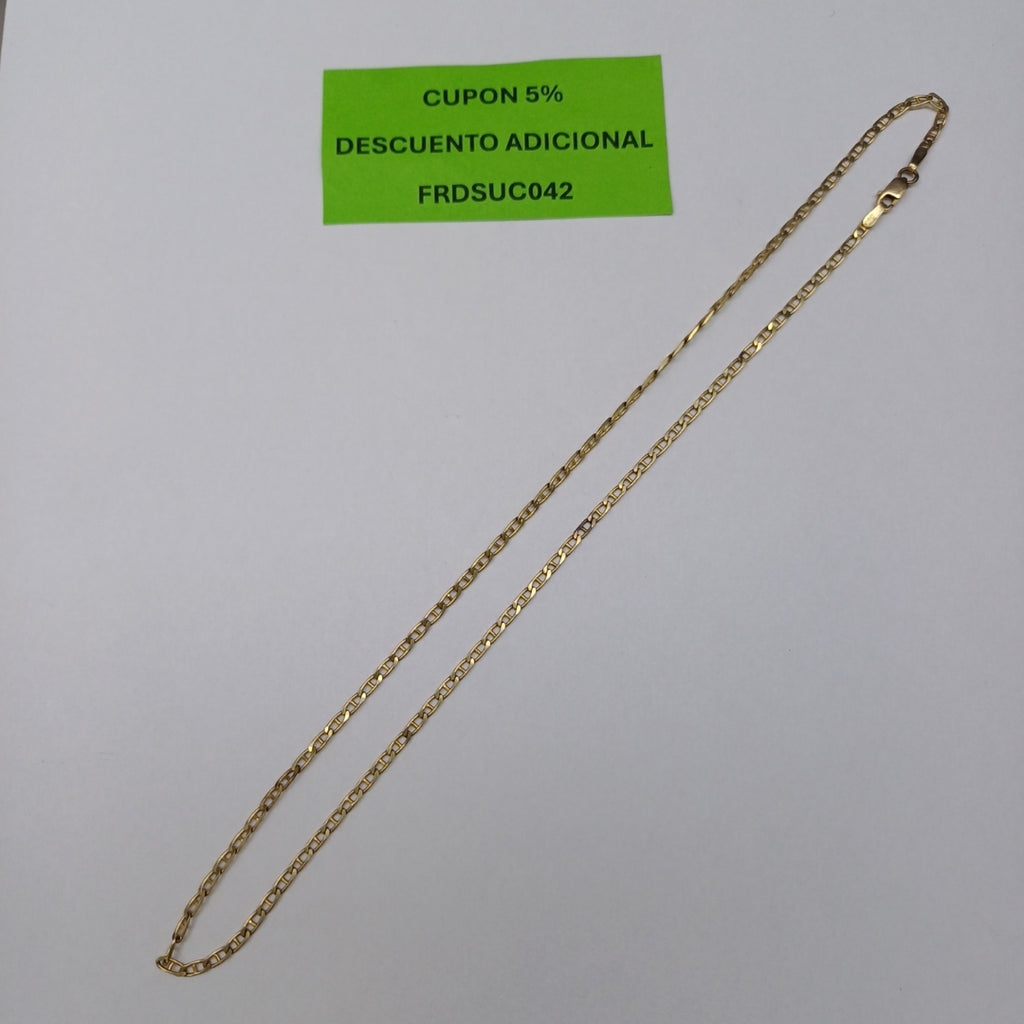CADENA ORO 10 K 3.7 GRMS (SEMINUEVO)