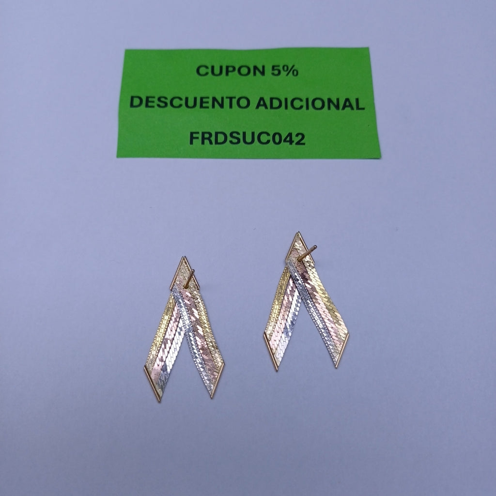 BROQUELES PAR ORO 10 K 2.2 GRMS (SEMINUEVO)