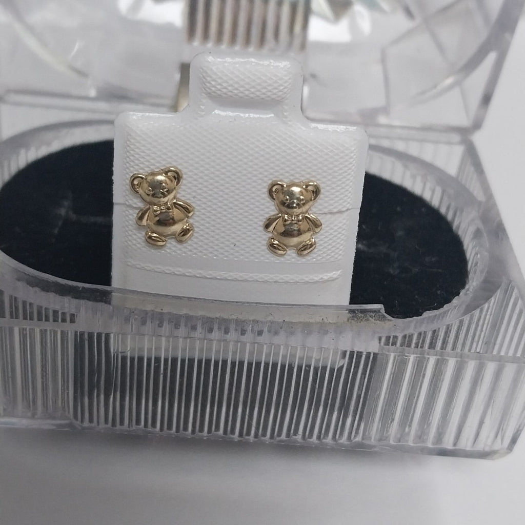 BROQUELES BROQUEL FIG OSO 14K 0.2592 GR (NUEVO)