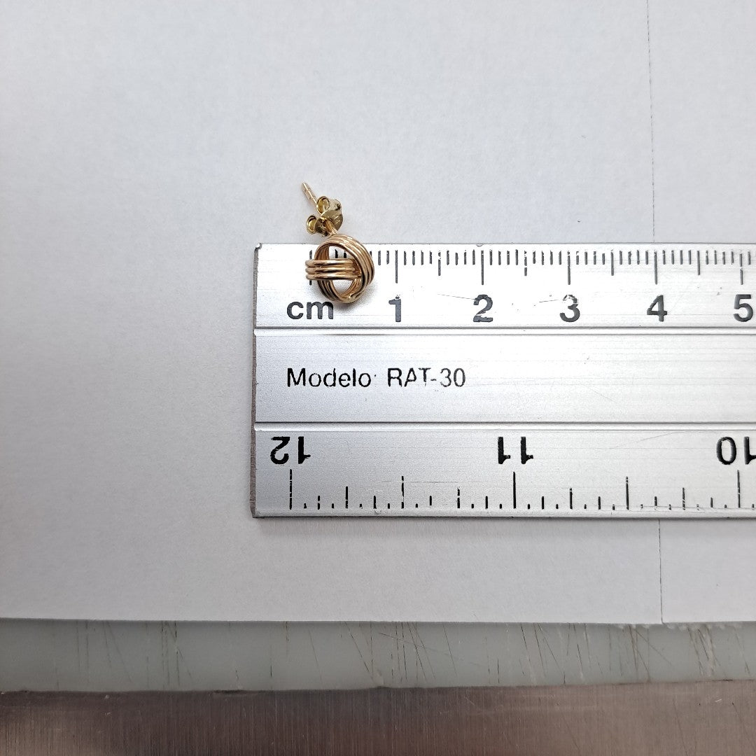 BROQUELES ORO 14K 1.9 (NUEVO)