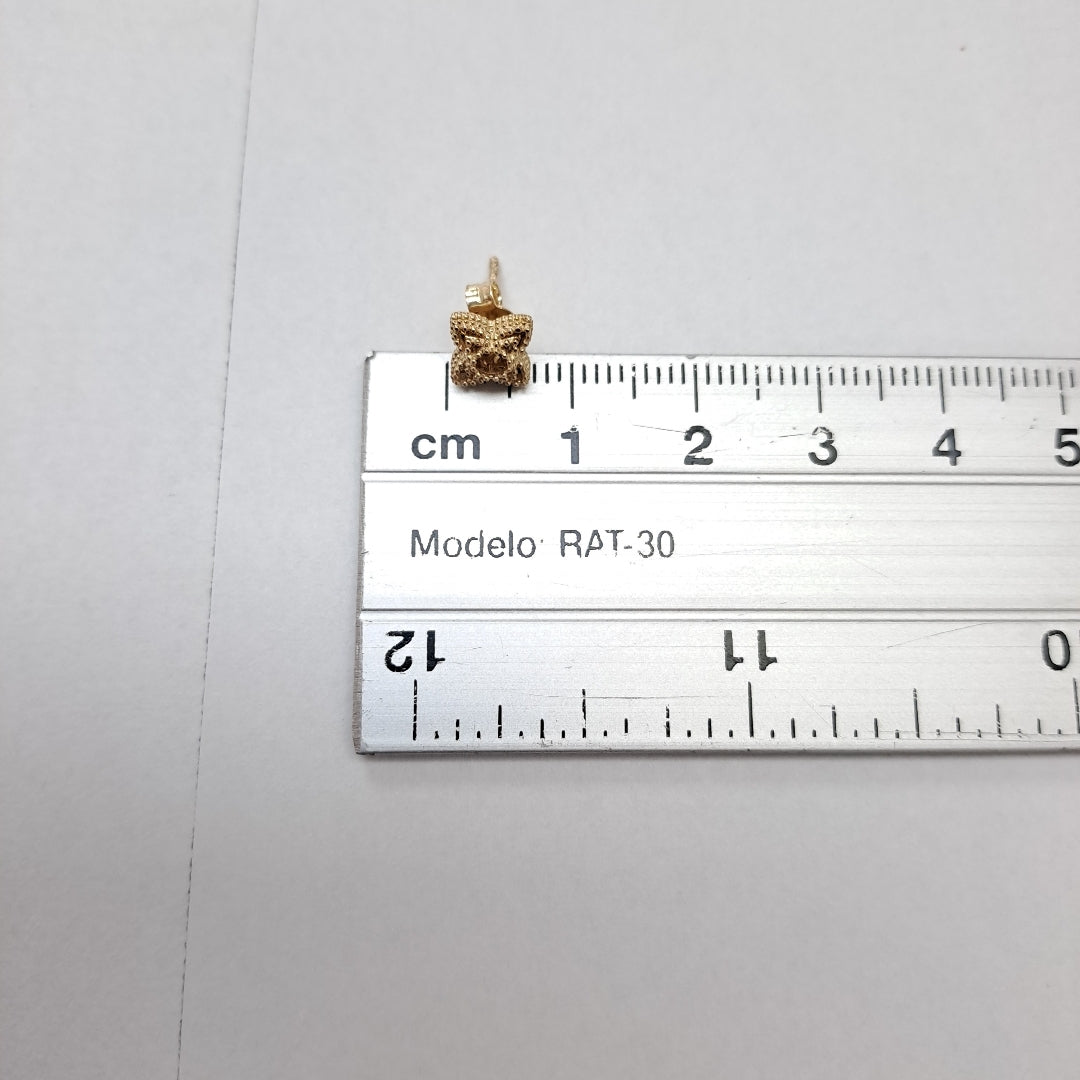 BROQUELES ORO 14K 1.5 (NUEVO)