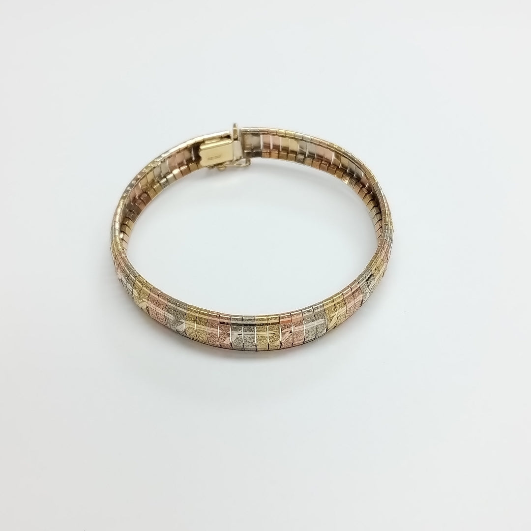 PULSERA ORO, RODIADO 14 K 15.3 GRMS (SEMINUEVO)