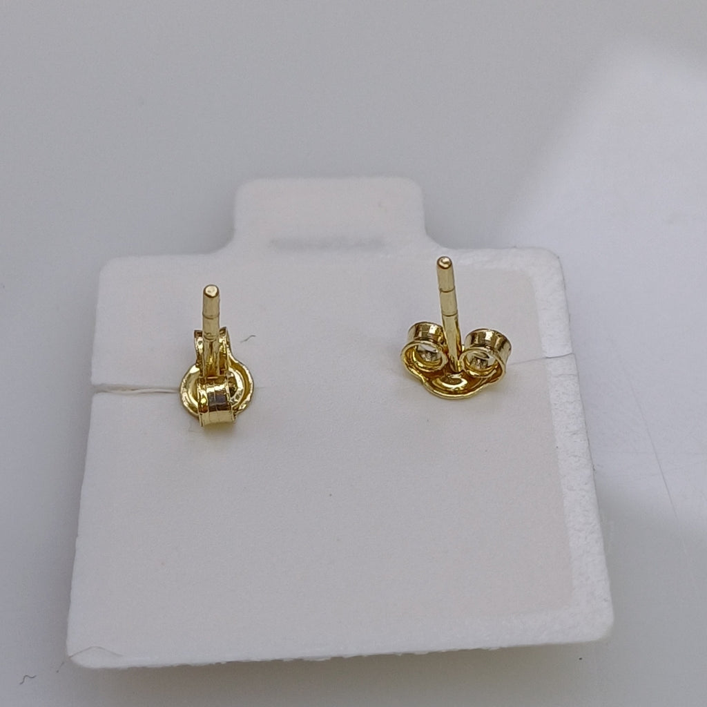 BROQUELES ORO 14K 1.5 (NUEVO)