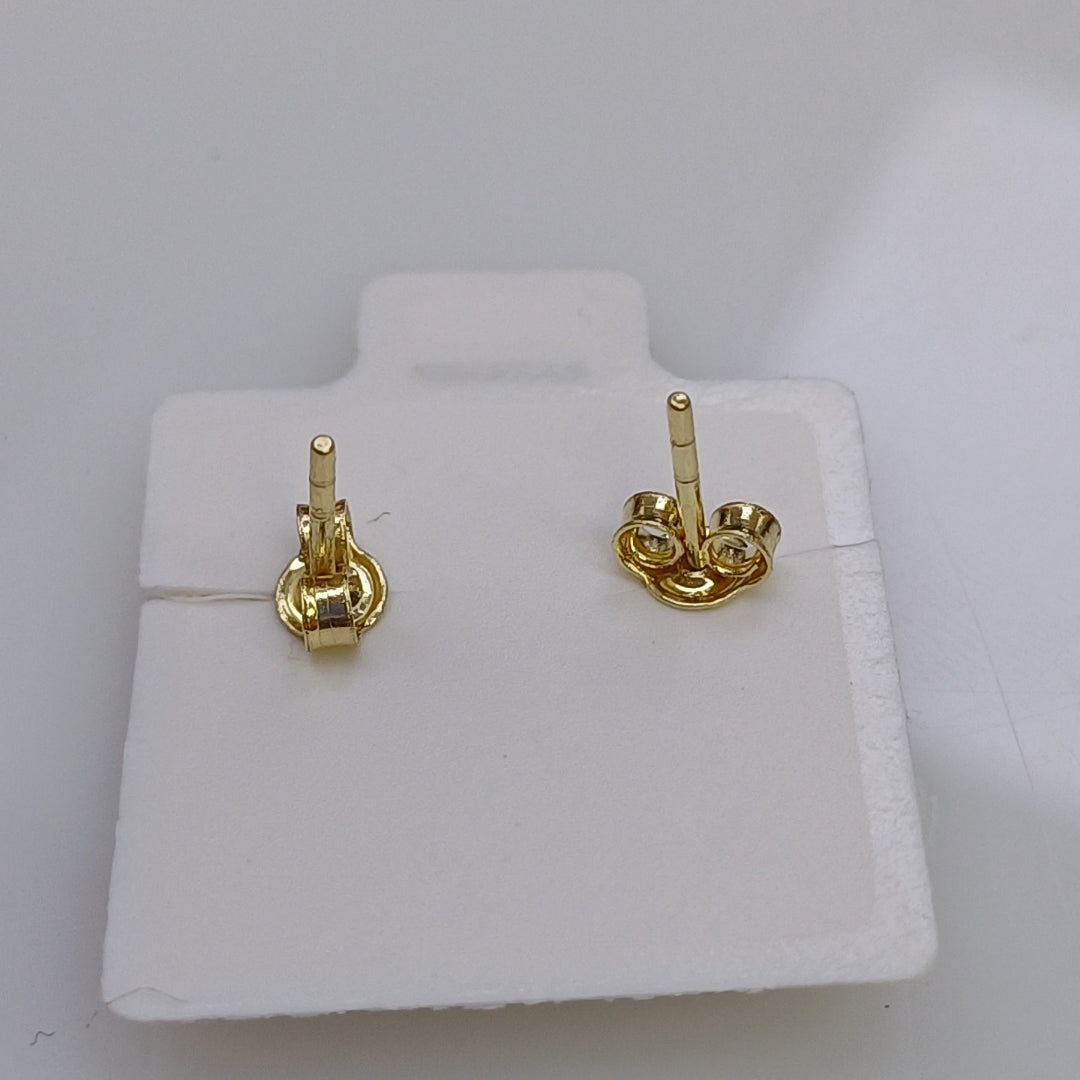 BROQUELES ORO 14K 1.5 (NUEVO)