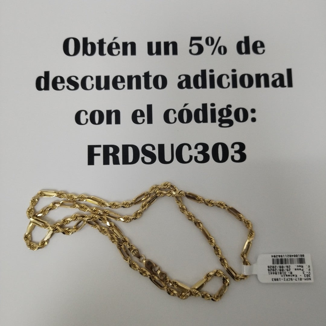 CADENA ORO 14 K 13.9 GRMS (SEMINUEVO)