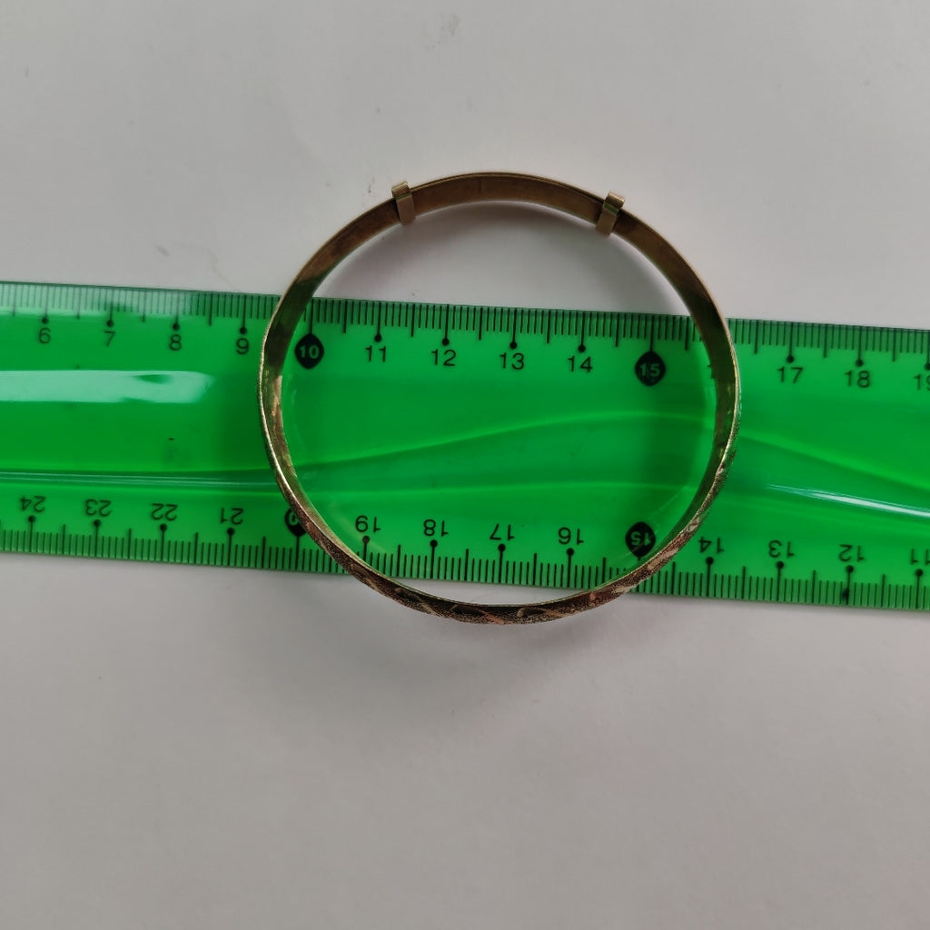 PULSERA RIGIDA ORO 10 K 8,70 GRMS (SEMINUEVO)