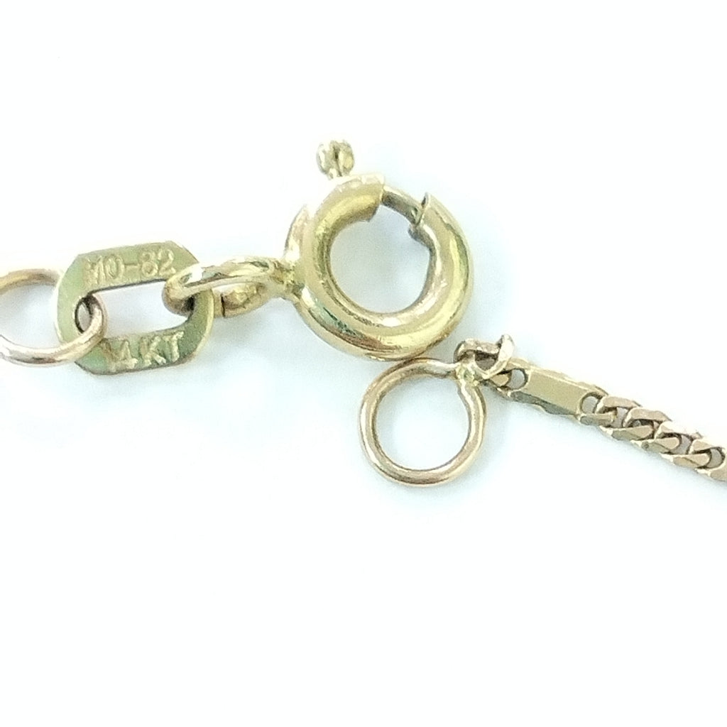 CADENA, CRUZ ORO 14 K 2.2 GRMS (SEMINUEVO)