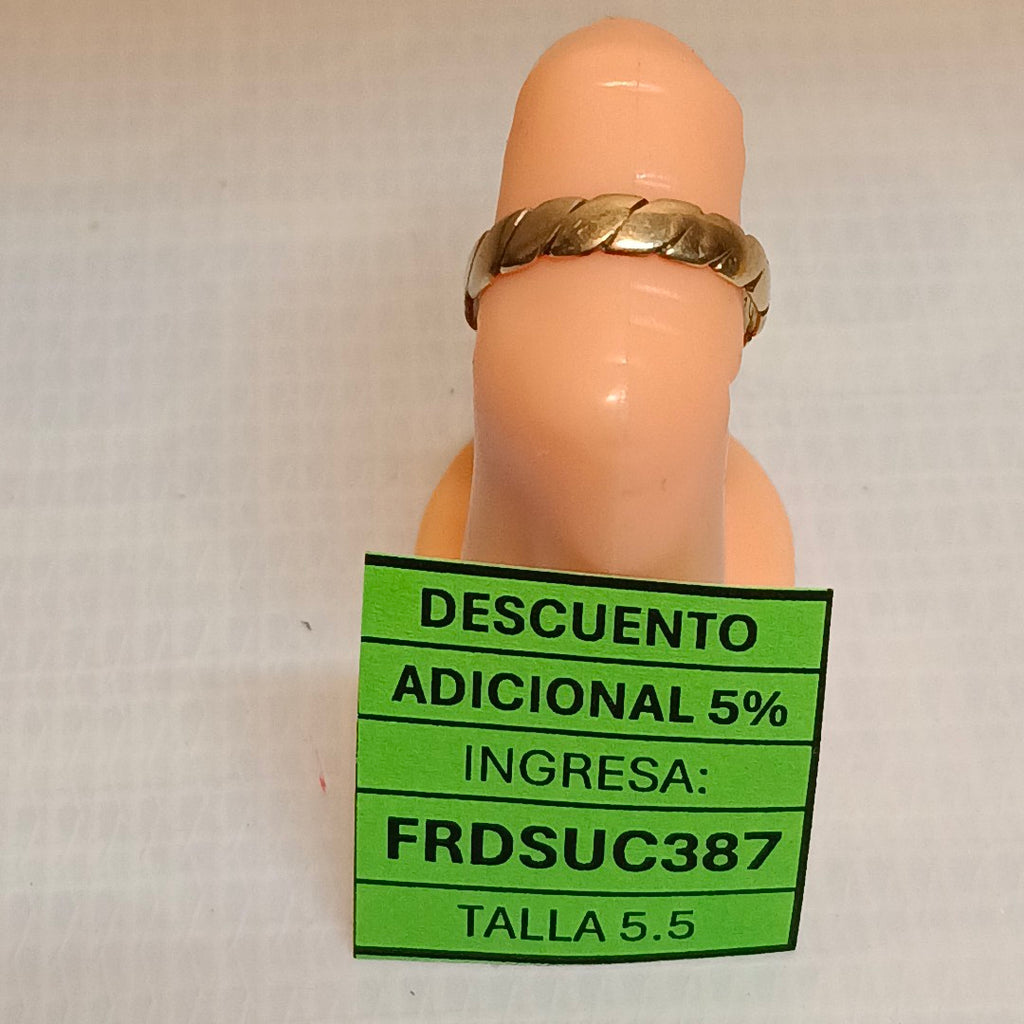 ARGOLLA ORO 10 K 1.5 GRMS (SEMINUEVO)