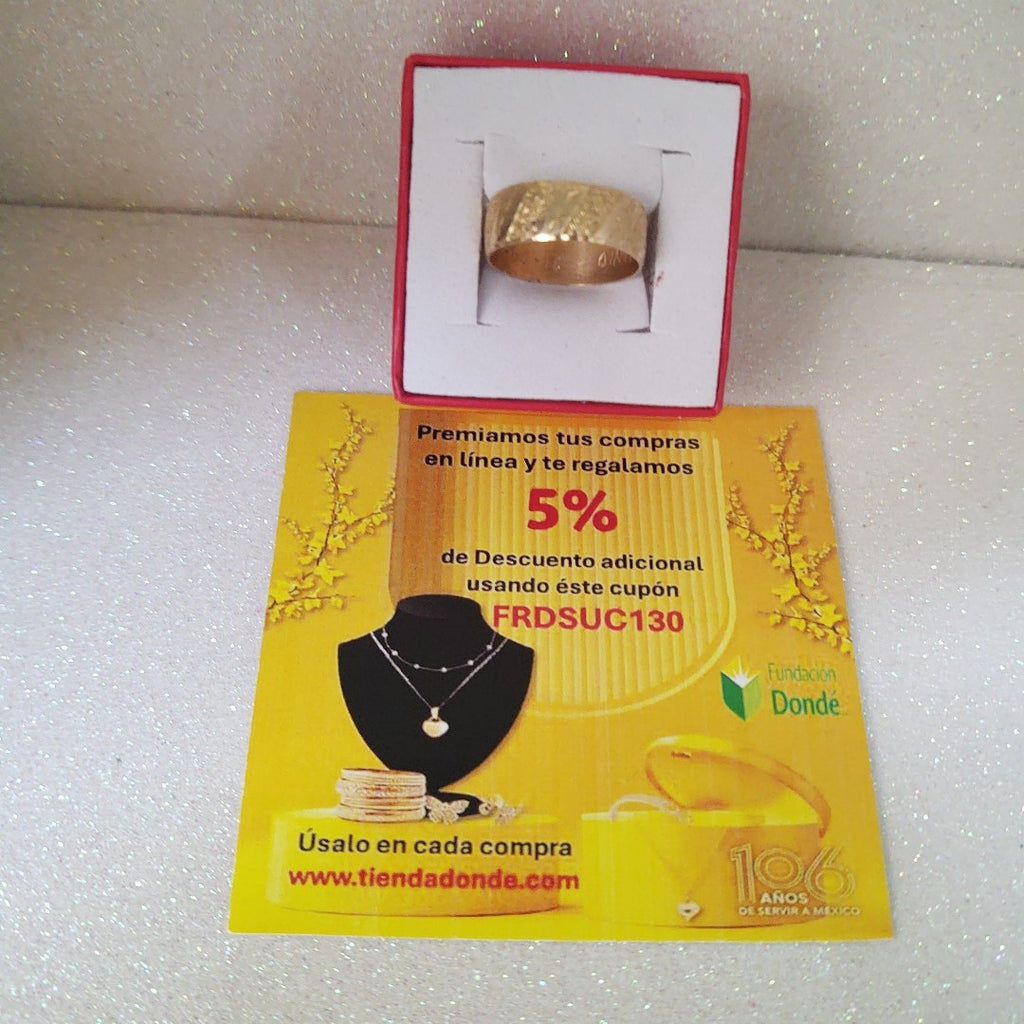 ARGOLLA ORO 14 K 1.8 GRMS (SEMINUEVO)