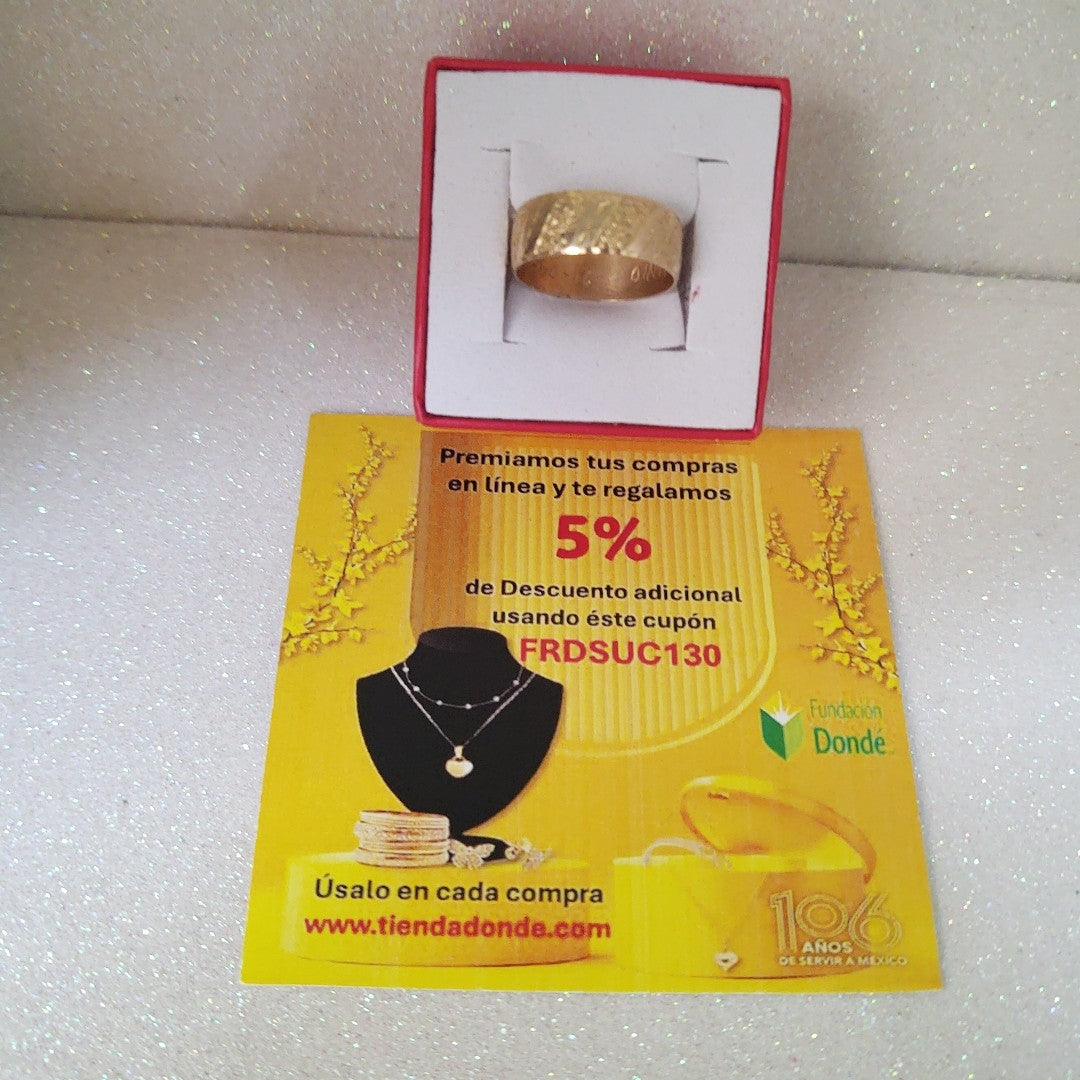 ARGOLLA ORO 14 K 1.8 GRMS (SEMINUEVO)