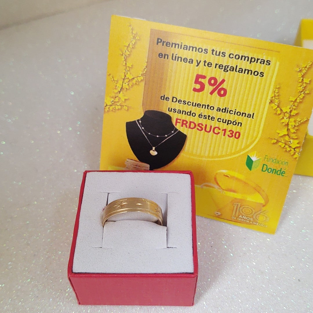 ARGOLLA ORO 10 K 2 GRMS (SEMINUEVO)