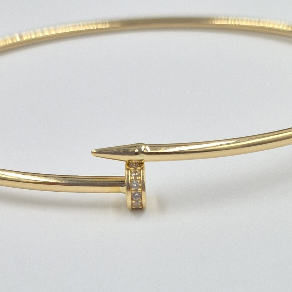 PULSERA CLAVO ORO 14K 2.8 (NUEVO)