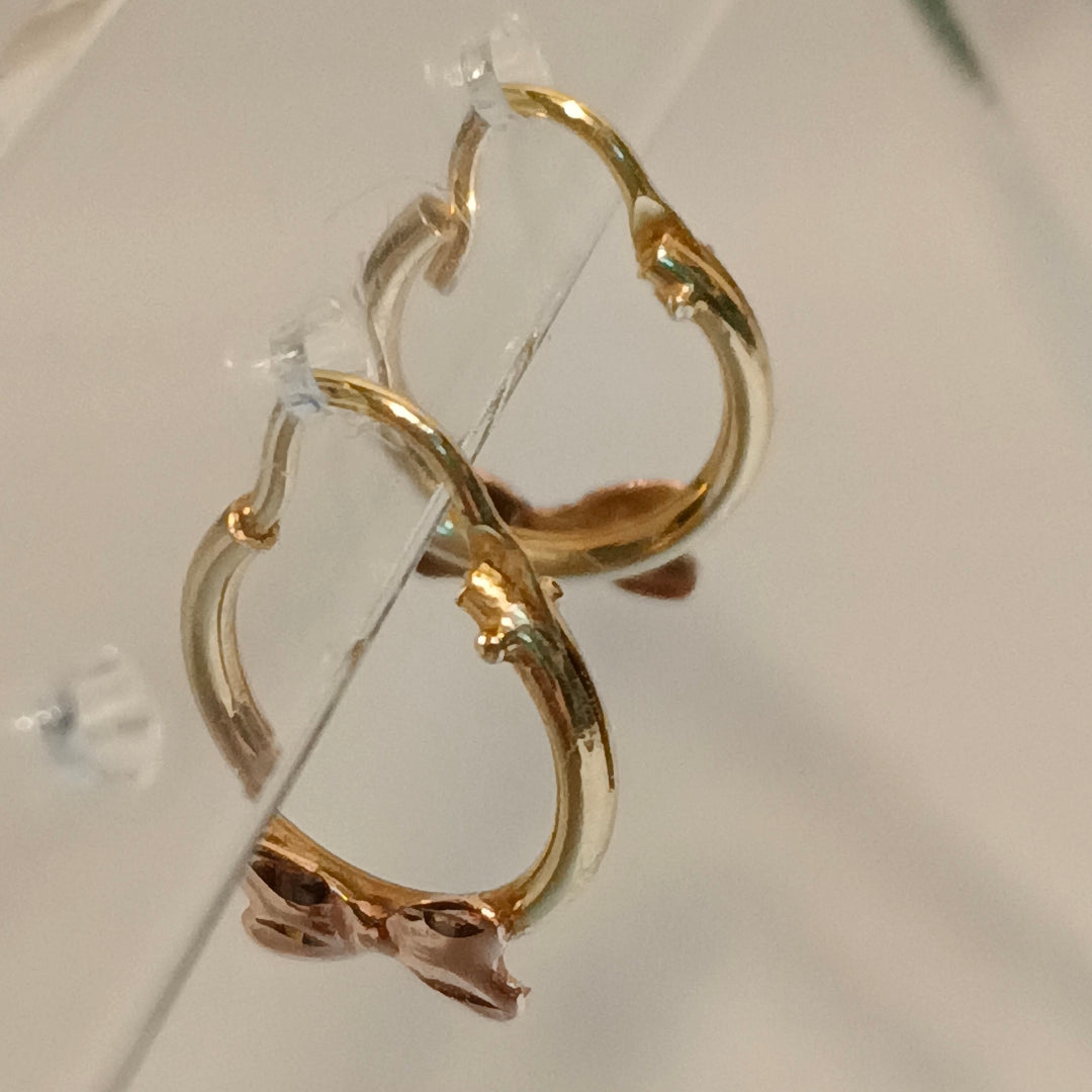 ARRACADAS PAR ORO 10 K 0.9 GRMS (SEMINUEVO)