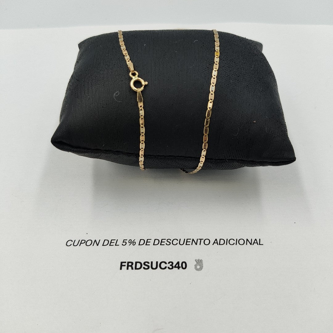 CADENA ORO,ORO COMBINADO 14 K 2,50 GRMS (SEMINUEVO)