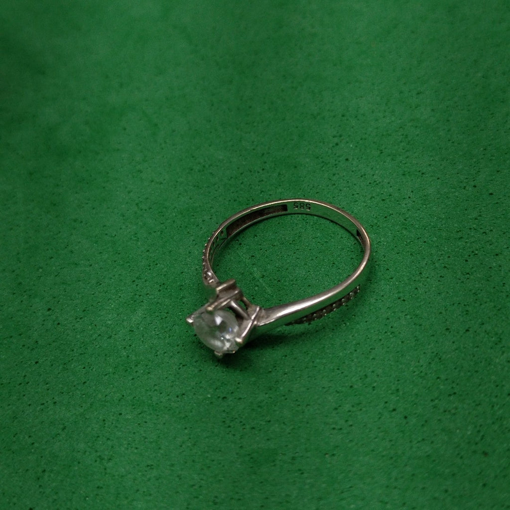 ANILLITO ORO, ORO BLANCO 14 K 2.2 GRMS (SEMINUEVO)